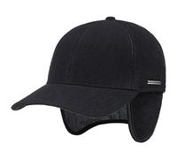 Stetson Gorra de Béisbol con Orejeras Vaby con Cachemira, Hombre - con Visera y Protector de Cuello - con Orejeras - Gorra de Lana otoño/Invierno Azul Oscuro L (58-59 cm)