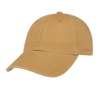 Stetson Gorra de Béisbol Rector Mujer/Hombre - Protector UV Sol Hebilla Metal, con Visera Verano/Invierno - Talla única Beige