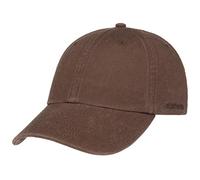 Stetson Gorra de Béisbol Rector Mujer/Hombre - Protector UV Sol Hebilla Metal, con Visera Verano/Invierno - Talla única marrón