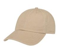 Stetson Gorra de Béisbol Rector Mujer/Hombre - Protector UV Sol Hebilla Metal, con Visera Verano/Invierno - Talla única Beige Oscuro