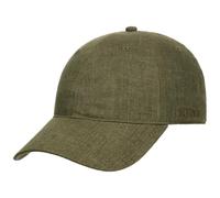 Stetson Gorra de Béisbol Sydell Linen Mujer/Hombre - Baseball Verano Hebilla Metal, con Visera, Forro Verano/Invierno - M (56-57 cm) Verde Oliva