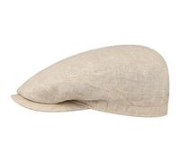 Stetson Gorra de Lino Belfast Verano Hombre - Made in The EU Gorro Ivy con Visera Primavera/Verano - 56 cm Beige Claro