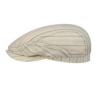 Stetson Gorra de Lino Ledford Driver Hombre - Made in Germany Gorro Ivy con Visera Verano Primavera/Verano - 61 cm Blanco Crema