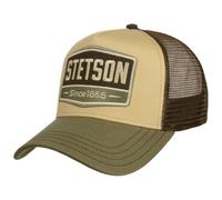 Stetson - Gorra de redecilla clásica con cierre de presión unisex para verano, verde oliva, 6 3/4 / 7 1/4