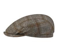 Stetson Gorra Denwick Driver Hombre - Made in Germany Gorro Ivy con Visera, Visera otoño/Invierno Otoño Invierno - 59 cm marrón-Beige