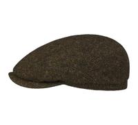 Stetson Gorra Devona Wool Hombre - Made in Germany Gorro Ivy con Visera, Forro otoño/Invierno Invierno - 61 cm Verde Oliva