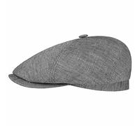 Stetson Gorra Gatsby de Lino Brooklin by veranogorra Newsboy (L (58-59 cm) - Gris)