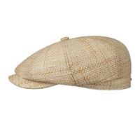Stetson Gorra Hatteras New Toyo Hombre - de Paja Newsboy con Visera Primavera/Verano Verano - XL (60-61 cm) Natural