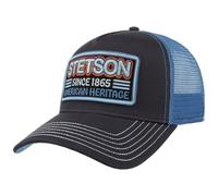 Stetson Gorra Heritage Glow in The Dark Hombre - Trucker Cap de béisbol Malla Snapback, con Visera, Visera Primavera/Verano Verano - Talla única Azul Oscuro