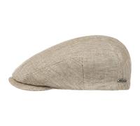 Stetson Gorra Just Linen Mujer/Hombre - Made in The EU de Verano Lino Gorro Ivy con Visera, Forro Primavera/Verano - 59 cm Beige