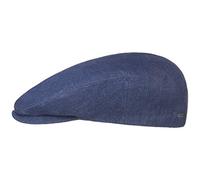 Stetson Gorra Just Linen Mujer/Hombre - Made in The EU de Verano Lino Gorro Ivy con Visera, Forro Primavera/Verano - 56 cm Azul