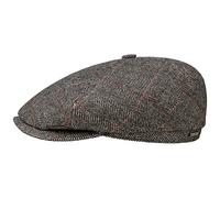 Stetson Gorra Ore Colour Lines Hombre - Made in The EU Gorro Ivy de Invierno con Visera, Forro, Forro otoño/Invierno - 59 cm Beige