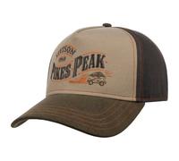 Stetson Gorra Pikes Peak Hombre - Strapback Cap de béisbol Hebilla Metal, con Visera Verano/Invierno Primavera Verano Otoño Invierno - Talla única Azul-Verde Oliva