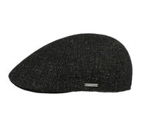 Stetson Gorra Plana de Lana Texas Classic con Forro de Algodón Visera Hombre Otoño Invierno