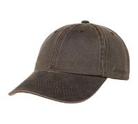 Stetson Gorra Statesboro Old Cotton Hombre - de béisbol algodón Hebilla Metal, con Visera, Visera Primavera/Verano Verano - S/M (54-57 cm) marrón
