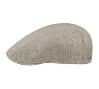 Stetson Gorra Sustainable Herringbone Hombre - Made in The EU Gorro Ivy con Visera, Forro, Forro Verano/Invierno Primavera Verano Otoño Invierno - L (58-59 cm) Beige