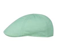 Stetson Gorra Texas Cotton con protección UV 40+ - Gorra Plana de algodón - Gorra Unicolor Primavera/Verano Verde Menta L (58-59 cm)