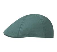 Stetson Gorra Texas Cotton con protección UV 40+ - Gorra Plana de algodón - Gorra Unicolor Primavera/Verano Azul petróleo M (56-57 cm)