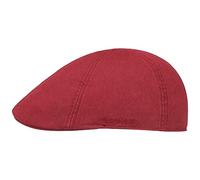 Stetson Gorra Texas Cotton con protección UV 40+ - Gorra Plana de algodón - Gorra Unicolor Primavera/Verano Burdeos M (56-57 cm)