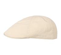 Stetson Gorra Texas Cotton con protección UV 40+ - Gorra Plana de algodón - Gorra Unicolor Primavera/Verano Beige Claro L (58-59 cm)