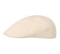 Stetson Gorra Texas Cotton con protección UV 40+ - Gorra Plana de algodón - Gorra Unicolor Primavera/Verano Beige Claro L (58-59 cm)