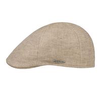 Stetson Gorra Texas Linen Mujer/Hombre - Made in The EU de Verano Lino Gorro Ivy con Visera, Forro Primavera/Verano - M (56-57 cm) Beige-mélange