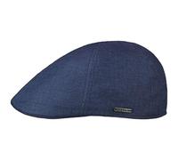 Stetson Gorra Texas Linen Mujer/Hombre - Made in The EU de Verano Lino Gorro Ivy con Visera, Forro Primavera/Verano - XL (60-61 cm) Azul