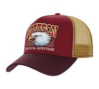 Stetson Gorra Trucker Eagle Head Mujer/Hombre - Camionero de béisbol Malla Snapback, con Visera, Visera Otoño Verano Primavera Invierno Verano/Invierno - Talla única Burdeos