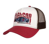 Stetson Gorra Trucker Endurance Mujer/Hombre - Camionero de béisbol Malla Snapback, con Visera, Visera Invierno Otoño Primavera Verano Verano/Invierno - Talla única Rojo