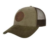 Stetson Gorra Trucker Explorer Since 1865 Hombre - Camionero de béisbol Malla Snapback, con Visera, Visera Verano/Invierno Primavera Verano Otoño Invierno - Talla única marrón-Verde Oliva
