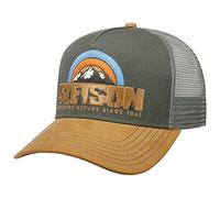 Stetson Gorra Trucker Exploring Nature Hombre - de Malla béisbol Snapback Cap Snapback, con Visera, Visera Verano/Invierno - Talla única Caqui…