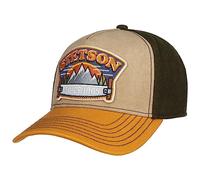 Stetson Gorra Trucker Hacksaw Mujer/Hombre - Camionero de béisbol Malla Snapback, con Visera Verano/Invierno - Talla única Beige
