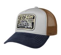 Stetson Gorra Trucker Heavy Weight Hombre - Camionero de béisbol Malla Snapback, con Visera, Visera Invierno Otoño Primavera Verano Verano/Invierno - Talla única marrón