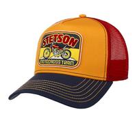 Stetson Gorra Trucker Motorcross Team Hombre - Camionero de Beisbol Malla Snapback, con Visera, Visera Verano Primavera/Verano - Talla única Small Rojo
