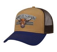 Stetson Gorra Trucker New Pure Life Hombre - Camionero de béisbol Malla Snapback, con Visera, Visera Invierno Otoño Primavera Verano Verano/Invierno - Talla única marrón