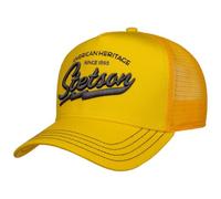 Stetson Gorra Trucker Since 1865 Hombre - Snapback de béisbol Camionero Snapback, con Visera, Visera Verano/Invierno - Talla única Amarillo