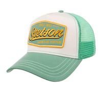 Stetson Gorra Trucker Since 1865 Vintage Mujer/Hombre - Camionero de béisbol Malla Snapback, con Visera, Visera Primavera/Verano Verano - Talla única Verde