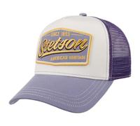 Stetson Gorra Trucker Since 1865 Vintage Mujer/Hombre - Camionero de béisbol Malla Snapback, con Visera, Visera Primavera/Verano Verano - Talla única Verde