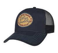 Stetson Gorra Trucker Vintage Brushed Twill Mujer/Hombre - Camionero de béisbol Malla Hebilla Metal, con Visera Verano/Invierno Primavera Verano Otoño Invierno - Talla única Azul