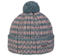 Stetson Gorro con Pompón Valamo Mujer/Hombre - Made in Italy Beanie Vuelta de Lana Vuelta, Invierno otoño/Invierno - Talla única Rosado-Azul