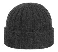 Stetson Gorro de Cachemir Surth Mujer/Hombre - Cachemira Punto con Vuelta Invierno otoño/Invierno - Talla única Antracita