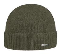 Stetson Gorro de Cachemira Mayville Mujer/Hombre - Beanie con Vuelta Invierno otoño/Invierno - Talla única Verde Oliva