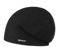 Stetson Gorro de Cachemira Shirley Mujer/Hombre - Beanie Oversize Mujer Boina Invierno otoño/Invierno - Talla única Negro