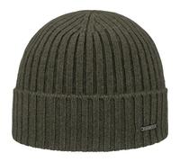 Stetson Gorro de Cachemira Varnell Mujer/Hombre - Beanie Lana Invierno con Vuelta otoño/Invierno - Talla única Verde Oliva