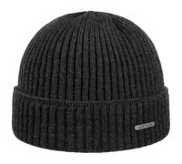 Stetson Gorro de Lana Merino para Hombre, Color Negro