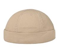 Stetson Gorro Docker de Algodón Ocala Hombre - Verano Gorra Docker, Cierre autoadherente Primavera/Verano - XL (60-61 cm) Beige