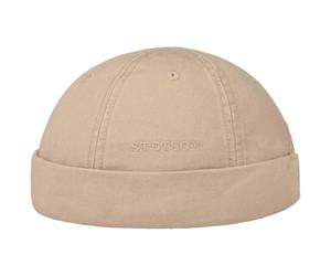 Stetson Gorro Docker de Algodón Ocala Hombre - Verano Gorra Docker, Cierre autoadherente Primavera/Verano - M (56-57 cm) Beige