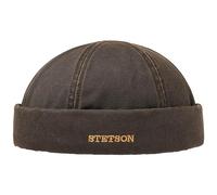 Stetson Gorro Docker Old Cotton Winter Hombre - de Invierno con Vuelta, Gorra Docker, Forro, Cerrado por atrás, Forro otoño/Invierno - XL (60-61 cm) marrón