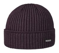 Stetson Gorro Parkman Mujer/Hombre - Made in Italy Gorros con Vuelta de Costilla Esquiar Invierno otoño/Invierno - Talla única Morado