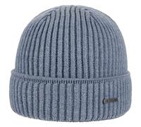 Stetson Gorro Parkman Mujer/Hombre - Made in Italy Gorros con Vuelta de Costilla Esquiar Invierno otoño/Invierno - Talla única Celeste